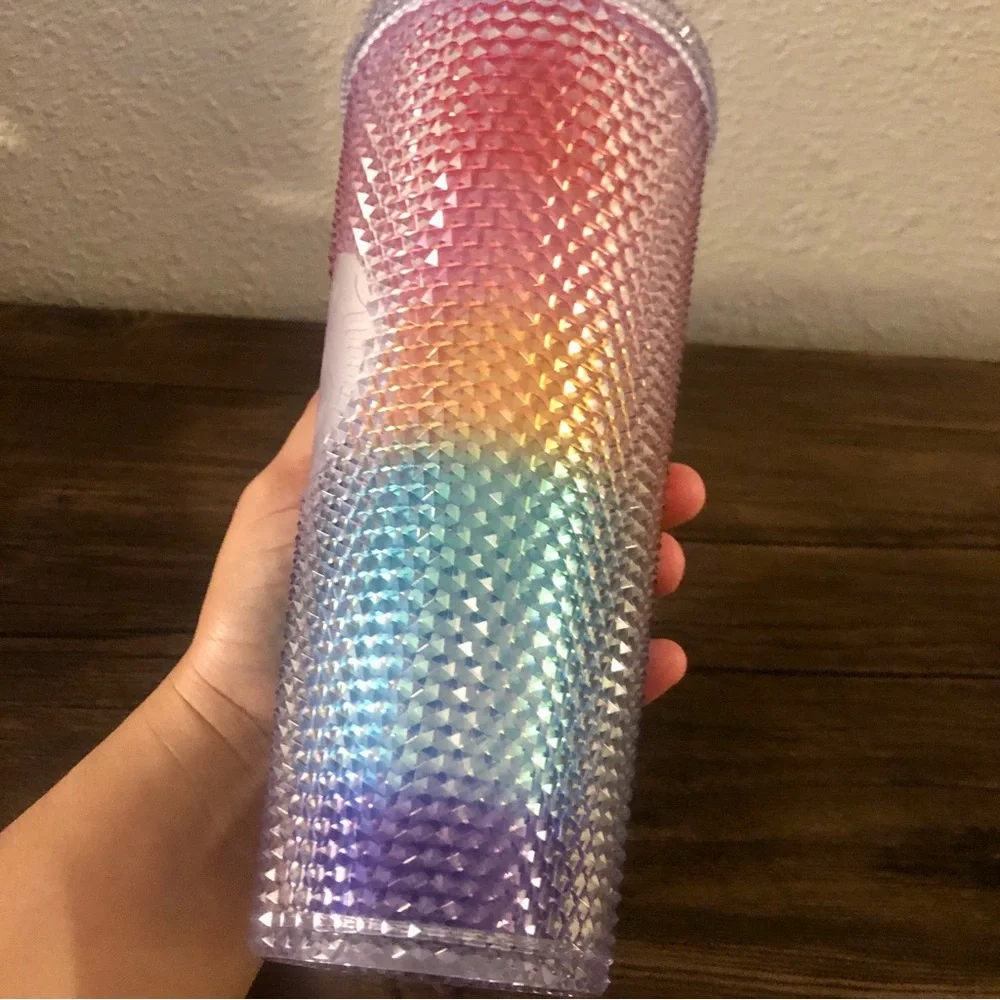 Starbucks Pride 2020 Studded Rainbow Cold Cup 24 Fl oz Tumbler - Picture 2 of 7